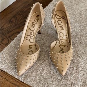 Sam Edelman nude spike heels